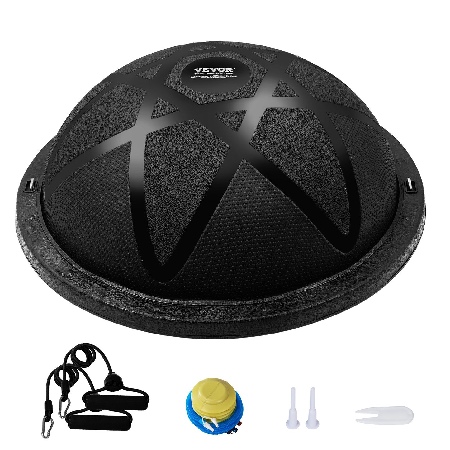 VEVOR Half Exercise Ball Trainer, 23 inch Balance Ball Trainer, 660 lbs Capacity