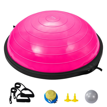 VEVOR Half Exercise Ball Trainer, 26 inch Balance Ball Trainer, 1500lbs Capacity