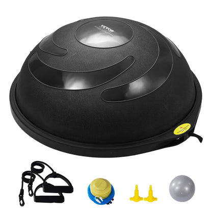 VEVOR Half Exercise Ball Trainer, 26 inch Balance Ball Trainer, 1500lbs Capacity