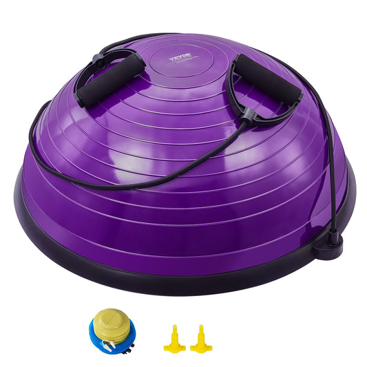 VEVOR Half Exercise Ball Trainer, 23 inch Balance Ball Trainer, 660lbs Stability