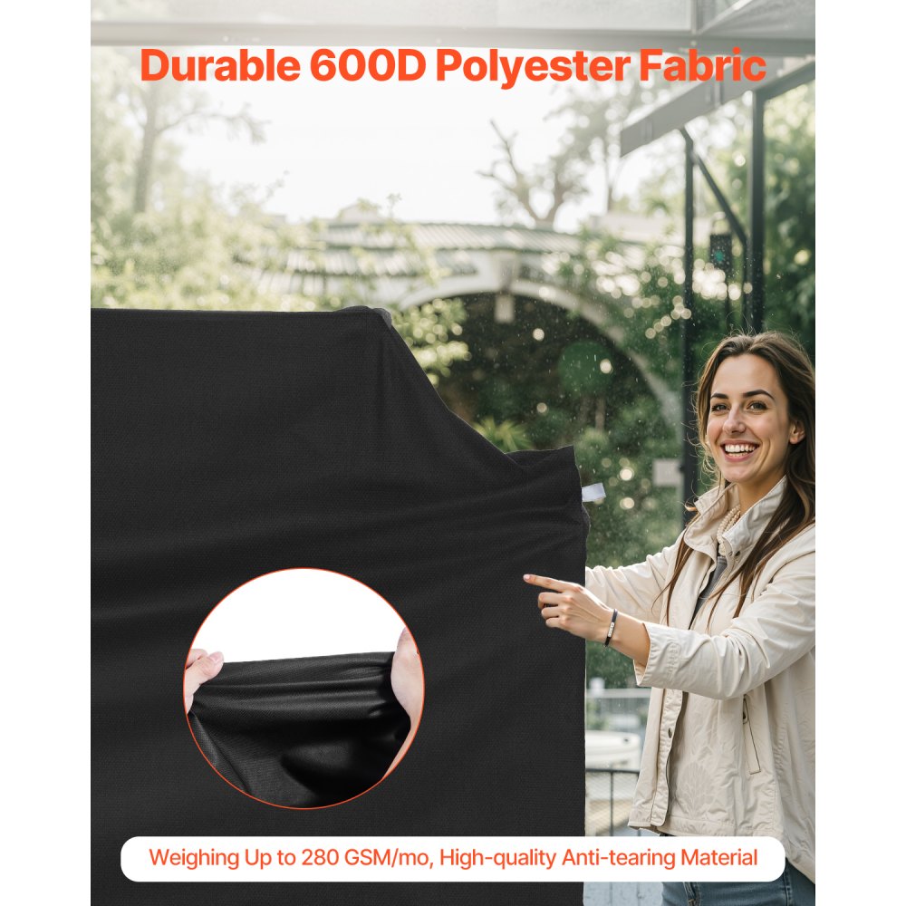 VEVOR 48 inch Grill Cover Heavy Duty BBQ Gas Grill Cover Outdoor Waterproof