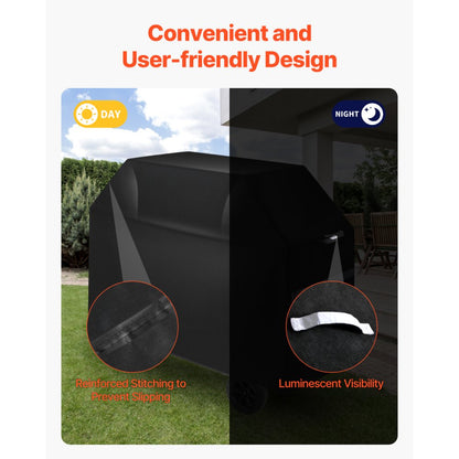 VEVOR 48 inch Grill Cover Heavy Duty BBQ Gas Grill Cover Outdoor Waterproof