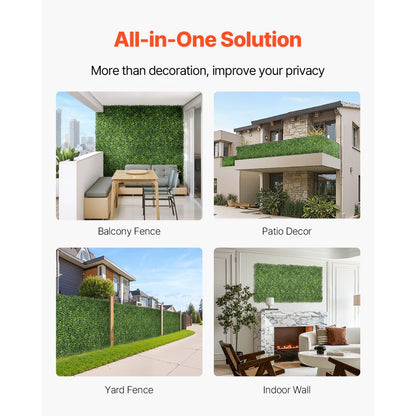 VEVOR Artificial Grass Wall Panels 60 x 120 inch Milan Grass Greenery for Decor