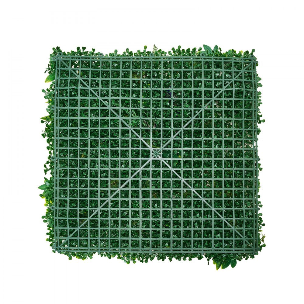 VEVOR Artificial Grass Wall Panels 8 PCS 20 x 20 inch 3D Greenery for Decor