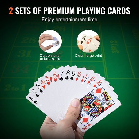 200-Piece Poker Set with Aluminum Case - 11.5g Chips, Cards, Dice, & Buttons