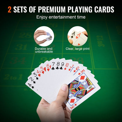 Poker Chip Set, 300-Piece Poker Set, Complete Poker Playing Game Set with Aluminum Carrying Case, 11.5 Gram Casino Chips