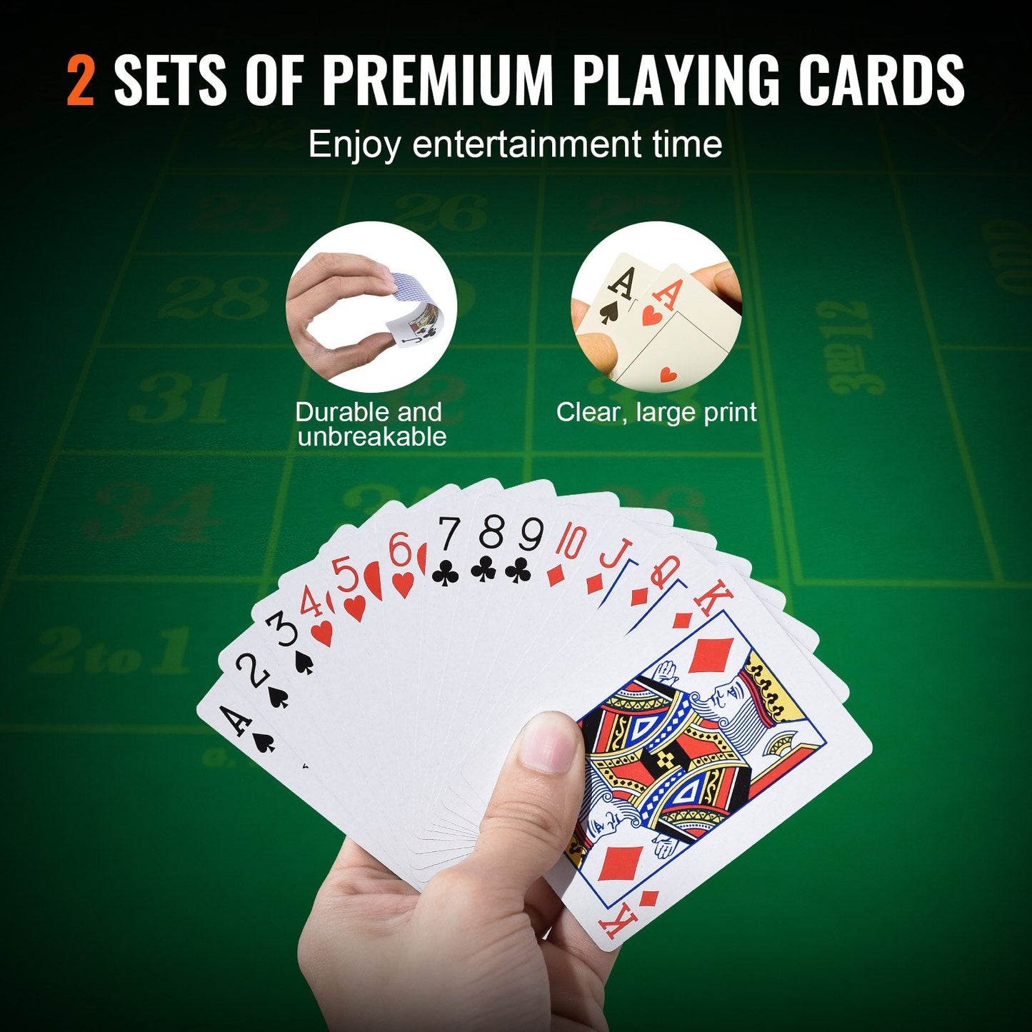 300-Piece Poker Set with Aluminum Case, Cards, and Dice for Casino Games