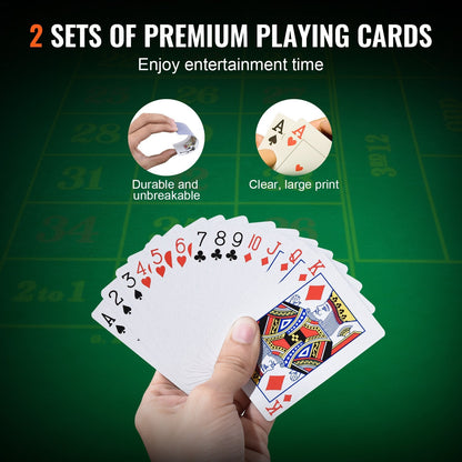 500-Piece Poker Game Set with Chips, Cards, Dice & Aluminum Case (7.3 kg)