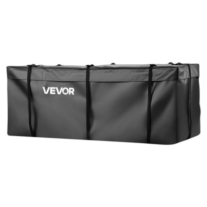 Hitch Cargo Carrier Bag, Waterproof 840D PVC, 118.5 x 51 x 50 cm (12 Cubic Feet), Heavy Duty Cargo Bag for Truck Bed Storage with Reinforced Straps, Suitable for Car SUV Vans Hitch Basket