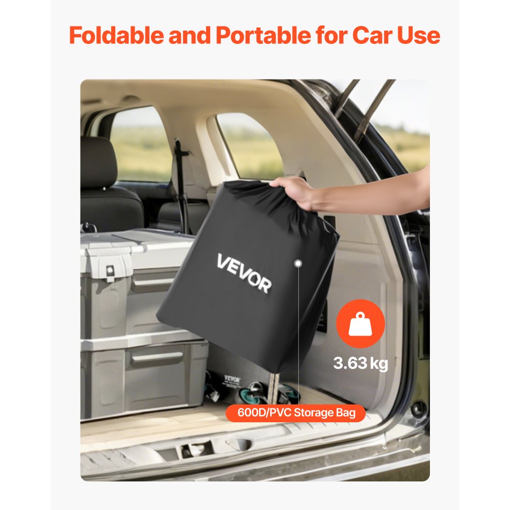VEVOR Hitch Cargo Carrier Bag 146 x 49.5 x 60.5 cm (16 Cubic Feet) Waterproof