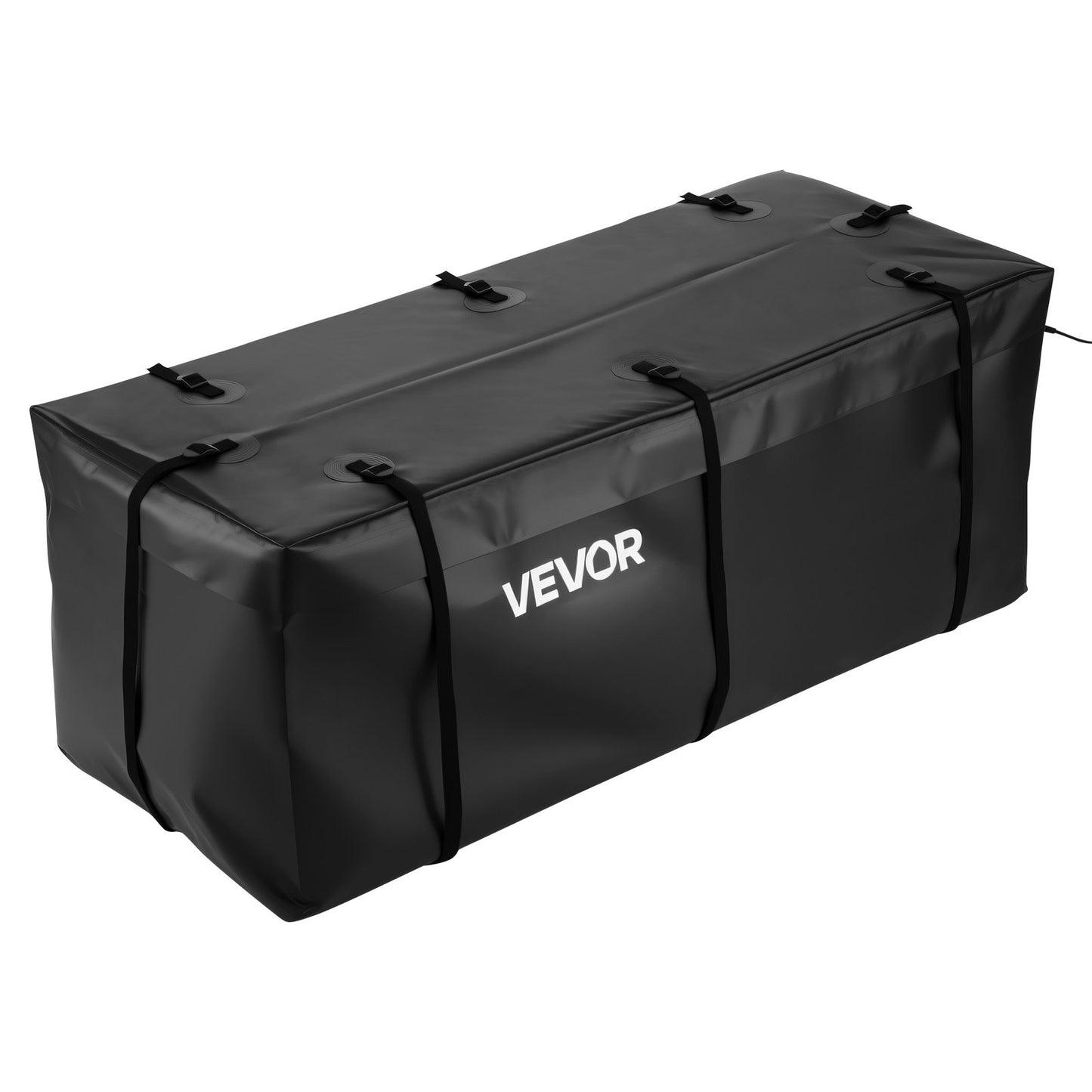 Hitch Cargo Carrier Bag, Waterproof 840D PVC, 152 x 61 x 62 cm (20 Cubic Feet), Heavy Duty Cargo Bag for Truck Bed Storage with 6 Reinforced Straps, Suitable for Car SUV Vans Hitch Basket