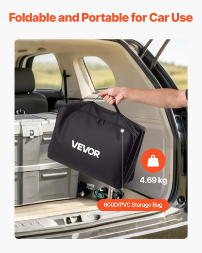 Hitch Cargo Carrier Bag, Waterproof 840D PVC, 152 x 61 x 77.8 cm (25 Cubic Feet), Heavy Duty Cargo Bag for Truck Bed Storage with Reinforced Straps, Suitable for Car SUV Vans Hitch Basket