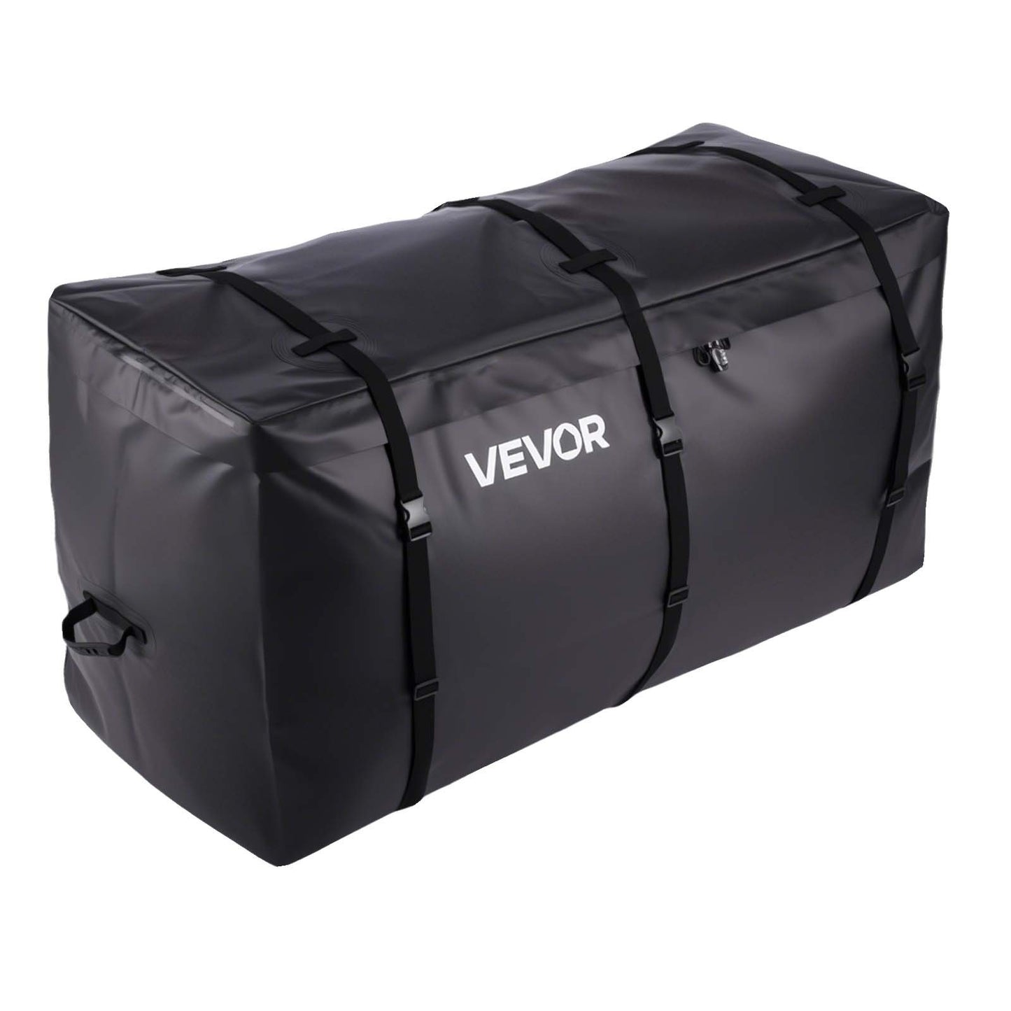 Hitch Cargo Carrier Bag, Waterproof 840D PVC, 152 x 61 x 77.8 cm (25 Cubic Feet), Heavy Duty Cargo Bag for Truck Bed Storage with Reinforced Straps, Suitable for Car SUV Vans Hitch Basket