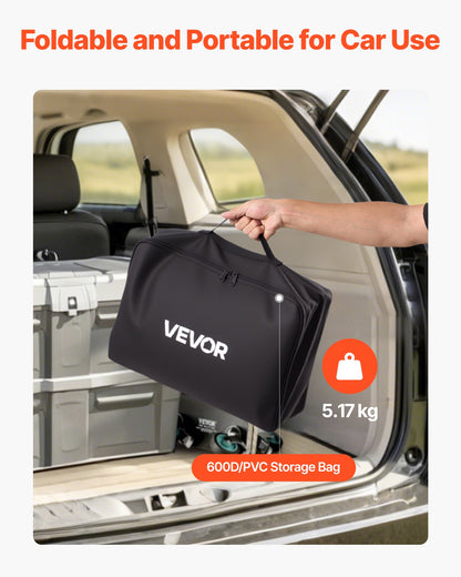 Hitch Cargo Carrier Bag, Waterproof 840D PVC, 153 x 61 x 91.3 cm (30 Cubic Feet), Heavy Duty Cargo Bag for Truck Bed Storage with Reinforced Straps, Suitable for Car SUV Vans Hitch Basket