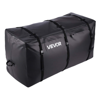 Hitch Cargo Carrier Bag, Waterproof 840D PVC, 153 x 61 x 91.3 cm (30 Cubic Feet), Heavy Duty Cargo Bag for Truck Bed Storage with Reinforced Straps, Suitable for Car SUV Vans Hitch Basket