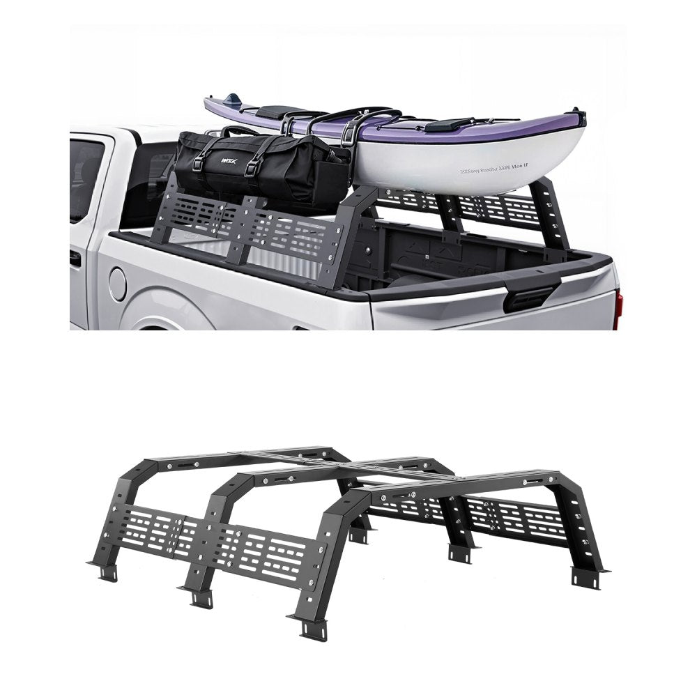 VEVOR Overland Truck Bed Rack 408.2 kg Capacity Fit Full Size & Mid-Size Trucks