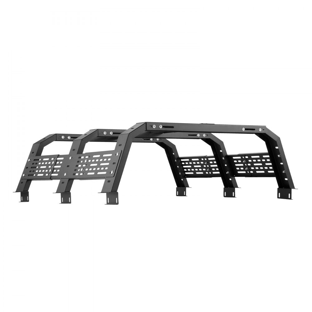 VEVOR Overland Truck Bed Rack 408.2 kg Static Capacity Fit Tacoma/Gladiator JT