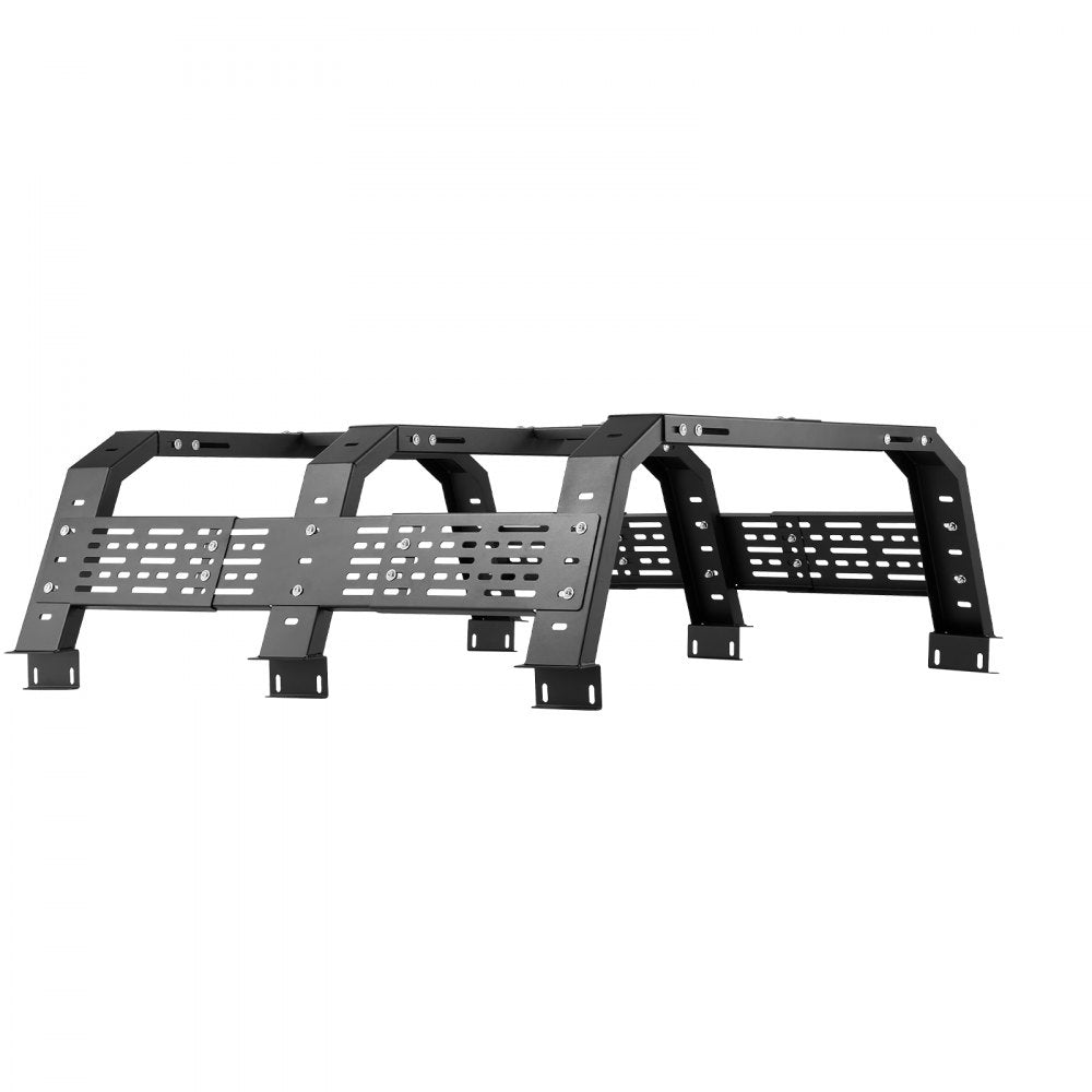 VEVOR Overland Truck Bed Rack 408.2 kg Static Capacity Fit Tacoma/Gladiator JT