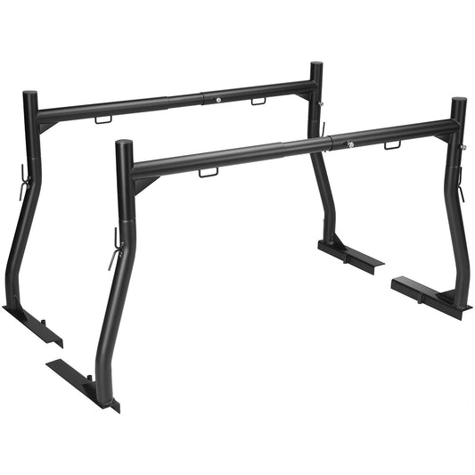 VEVOR Truck Rack, 46-71inch Extendable Truck Ladder Rack, 363lbs Capacity Steel