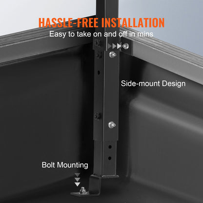 VEVOR Truck Rack, 19-34inch Extendable Truck Ladder Rack, 38.6"-43.6" Adjustable