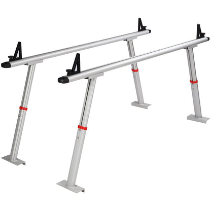 VEVOR Truck Rack, 363lbs Capacity, 19-34in Adjustable Height, Aluminum Ladder Rack
