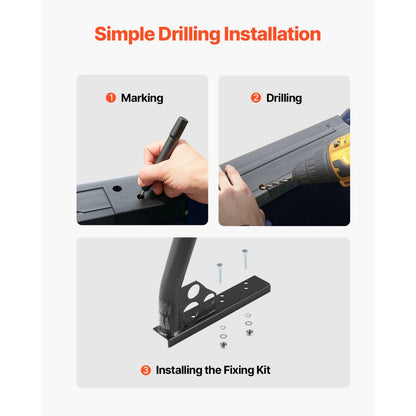 VEVOR Truck Ladder Rack Universal Cargo Rack 362.9 kg Capacity for Large Cargo