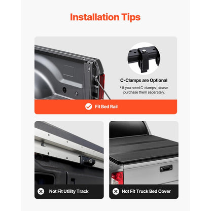 VEVOR Truck Ladder Rack Universal Cargo Rack 362.9 kg Capacity for Large Cargo