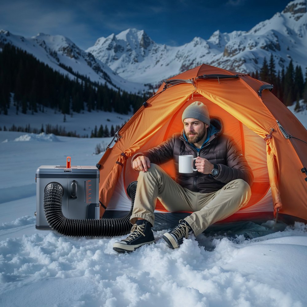 Diesel Heater Portable Diesel Air Heater 8KW DC 12V/24V Bluetooth 5 L