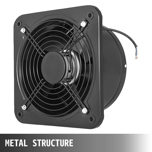 VEVOR Industrial Ventilation Extractor Metal Axial Exhaust Commercial 12 inch Air