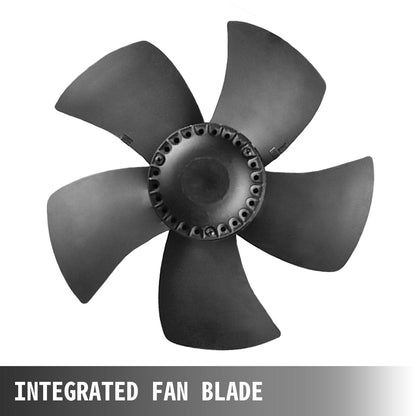 Industrial Metal Axial Exhaust Fan - 0.25m Opening, 1680 m³/h Airflow, Quiet Operation