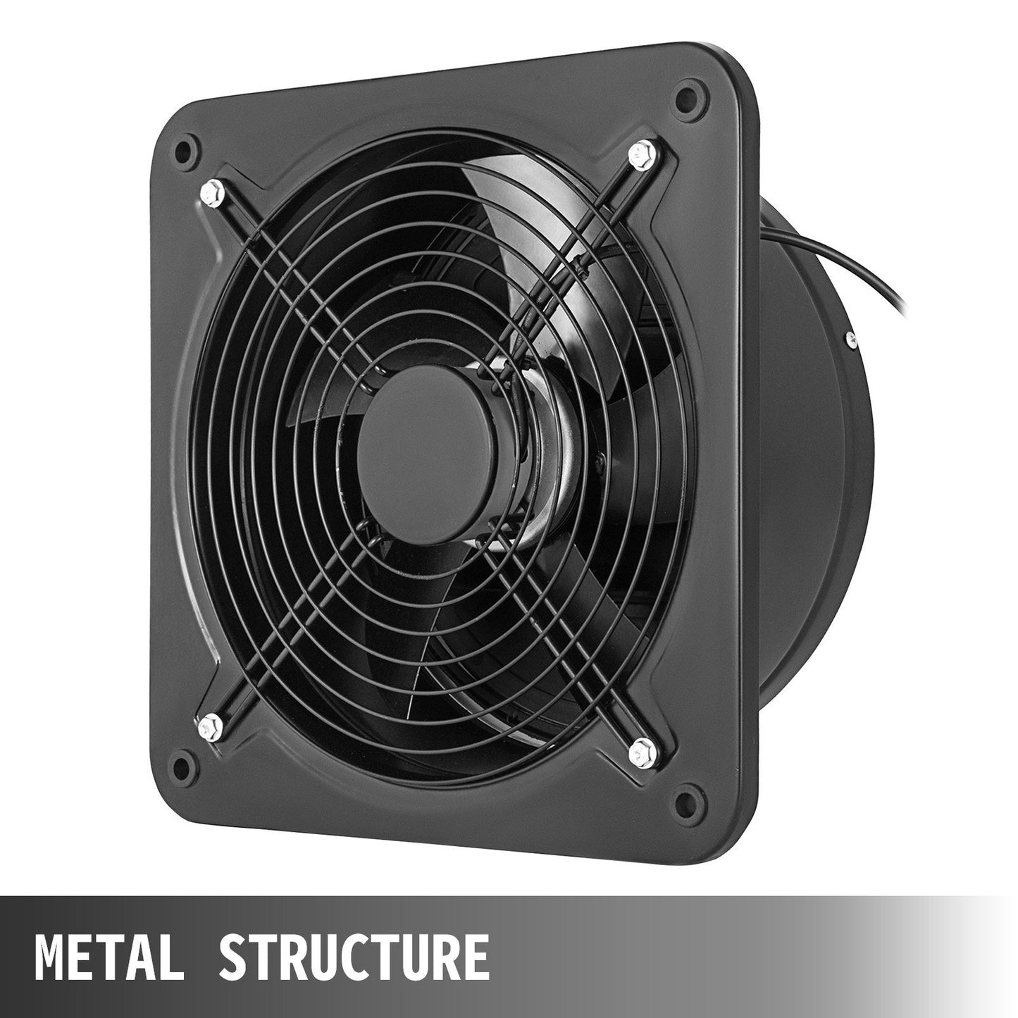 300mm Industrial Exhaust Fan with Metal Blade - Quiet & Easy Installation