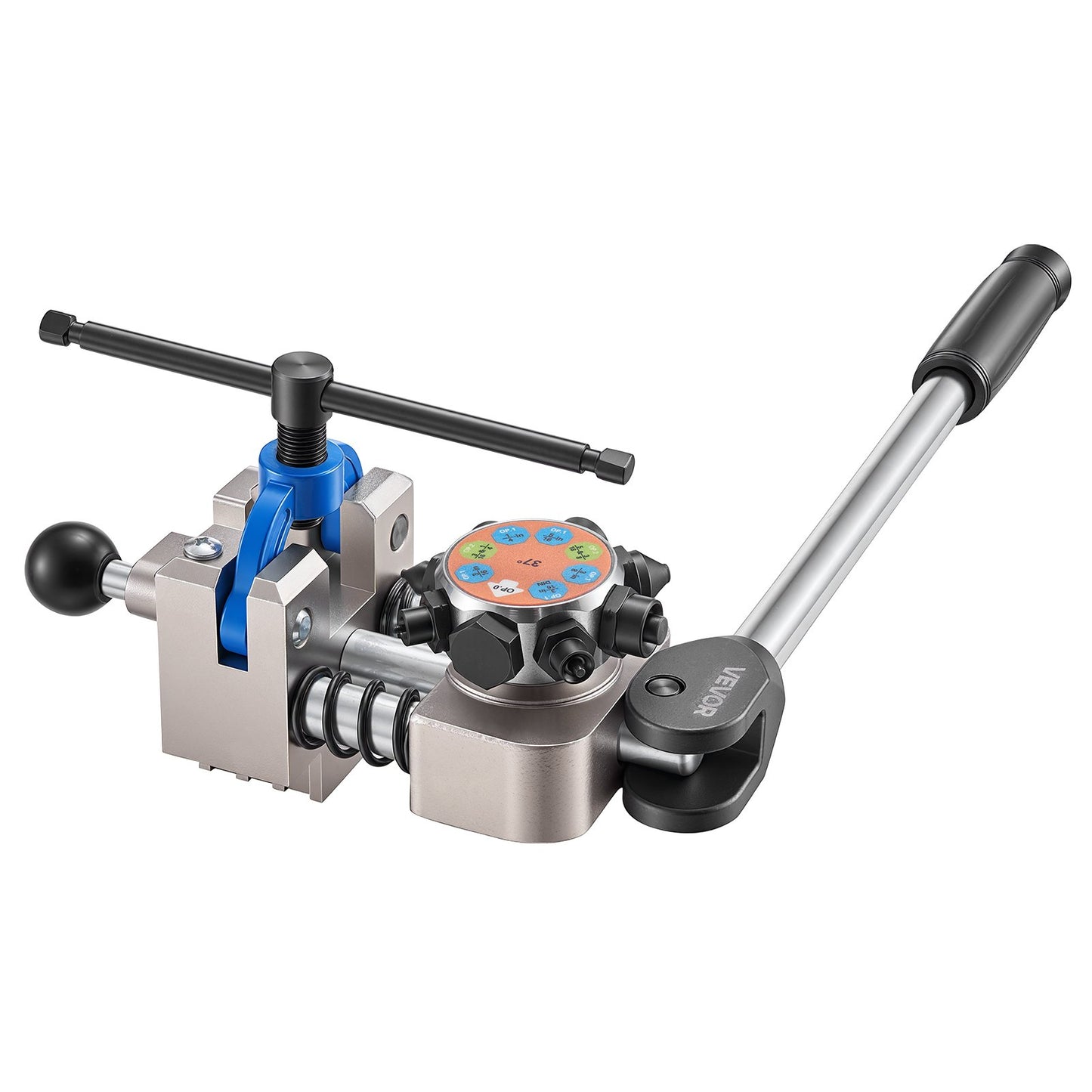 Professional Brake Line Flaring Tool, 45 & 37 Degree Double Flare Bubble Flare Tool Kit for 4.76mm, 6.35mm, 7.94mm, 9.52mm Copper Aluminum Thin Steel Tubes