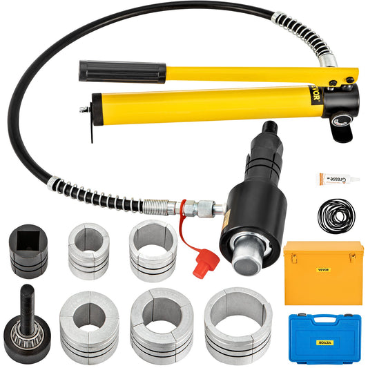 VEVOR Hydraulic Exhaust Pipe Expander, 1-5/8" to 4-1/4" size, 10 T Manual Hydraulic