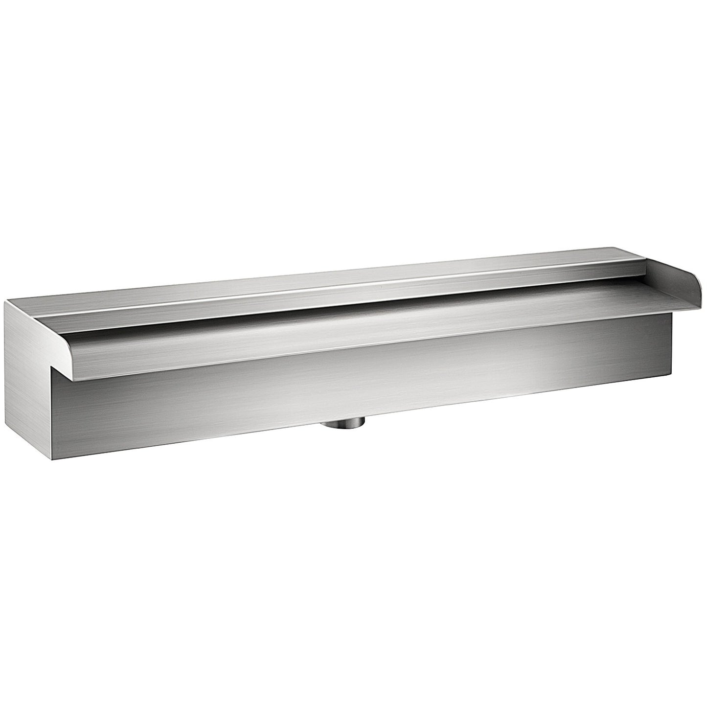Waterfall Pool Fountain 30 x 11.5 x 8 cm Rectangular Pool Fountain Constructed Stainless Steel Swimming Pond Waterfall Blade Cascade for Garden Pond Indoors And Outdoors