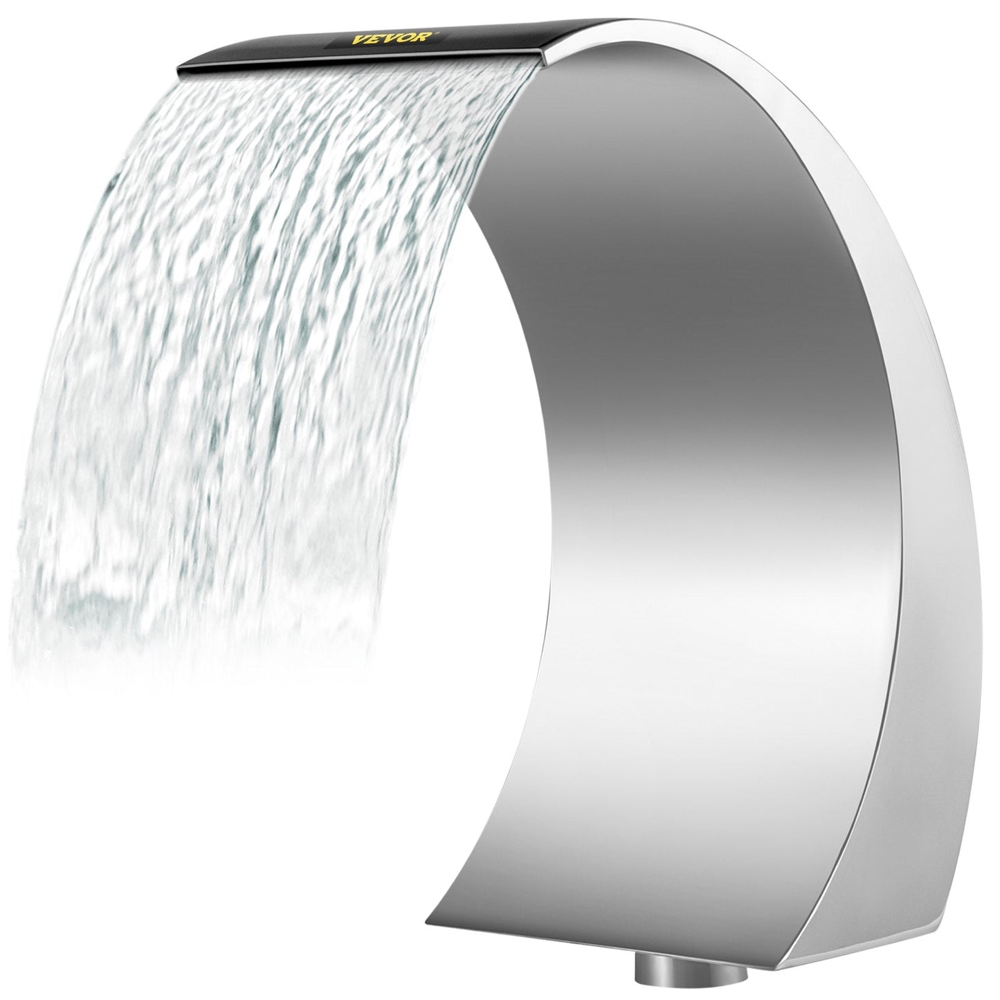 Stainless Steel Waterfall Fountain for Garden and Pond, 30 x 60 x 45 cm