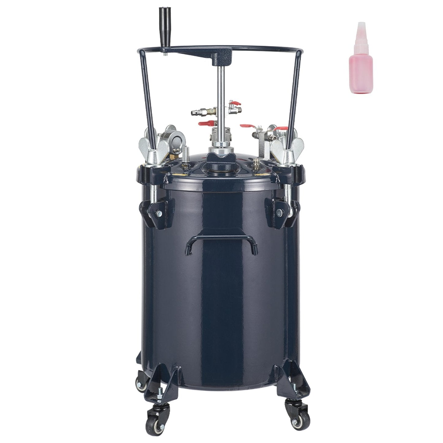 30L/8gal Air Paint Pressure Pot Tank with Manual Mixing for Industrial Use