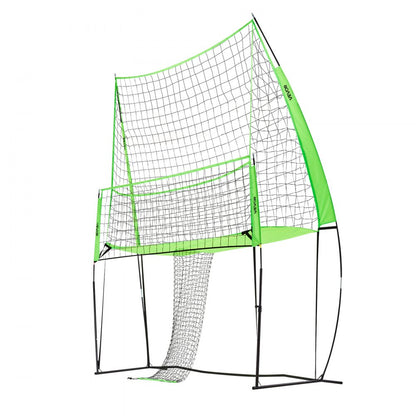 VEVOR Volleyball Training Net System 2490x3460mm Portable Practice Equipment Indoor Outdoor