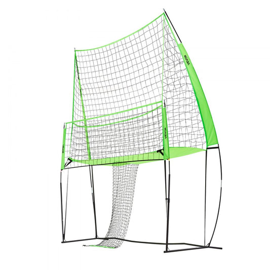 VEVOR Volleyball Training Net System 2490x3460mm Portable Practice Equipment Indoor Outdoor