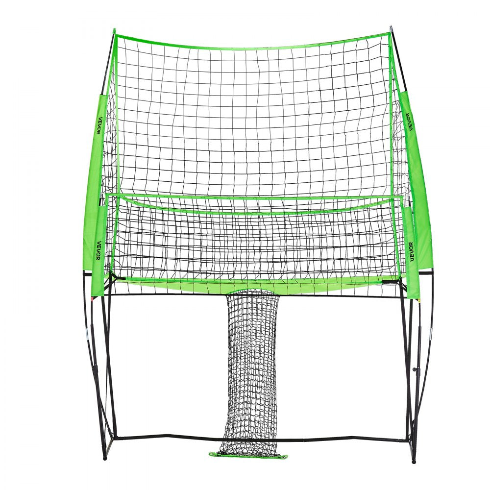 VEVOR Volleyball Training Net System 2490x3460mm Portable Practice Equipment Indoor Outdoor