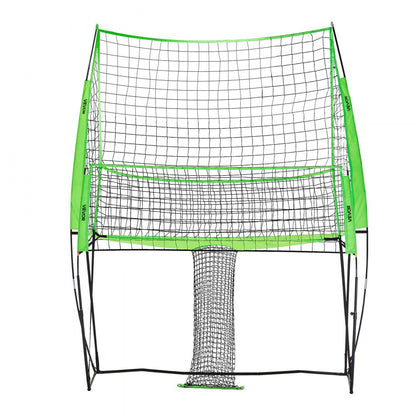 VEVOR Volleyball Training Net System 2490x3460mm Portable Practice Equipment Indoor Outdoor