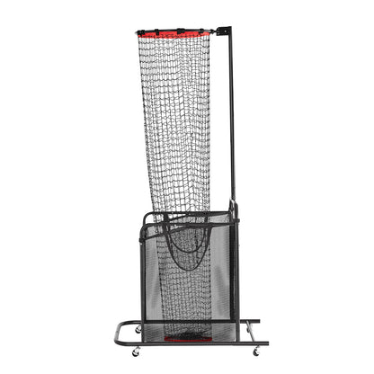 Volleyball Setter Training Equipment, Angle and Height Adjustable Volleyball Trainer, Portable Practice Net with Cart, Wheels, Carrying Bag, Indoor Outdoor Target Net for Serving Spiking Setting