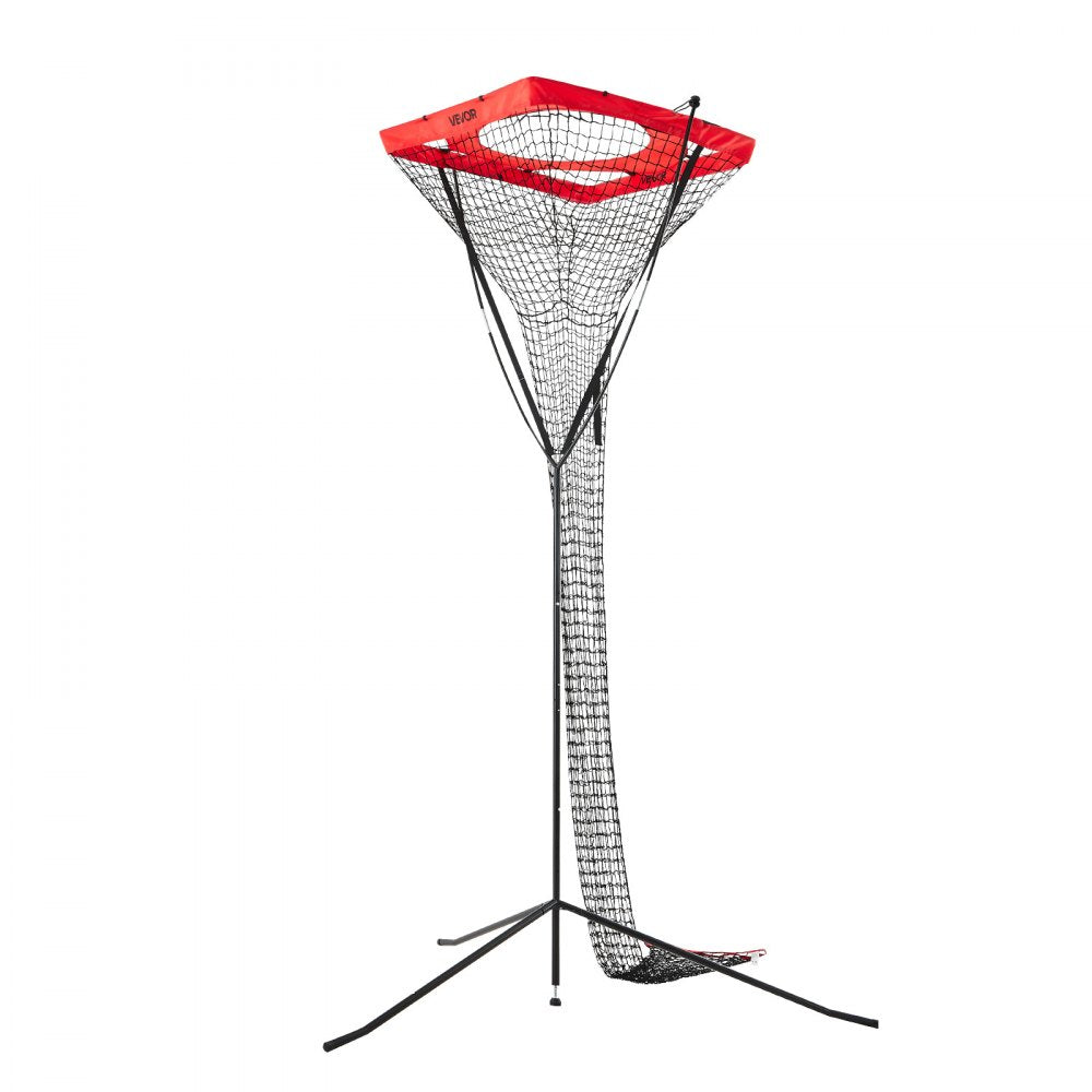 VEVOR Volleyball Setter Training Equipment Trainer Net Angle Height Adjustable