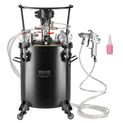 30L Spray Paint Pressure Pot with Auto Stir & 70 PSI for Large Areas