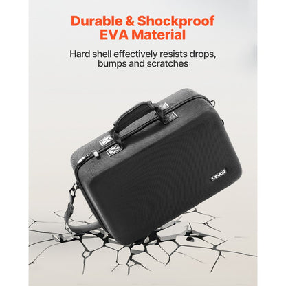 VEVOR PS5 Carrying Case Travel Bag for Playstation 5 Shockproof EVA Soft Lining