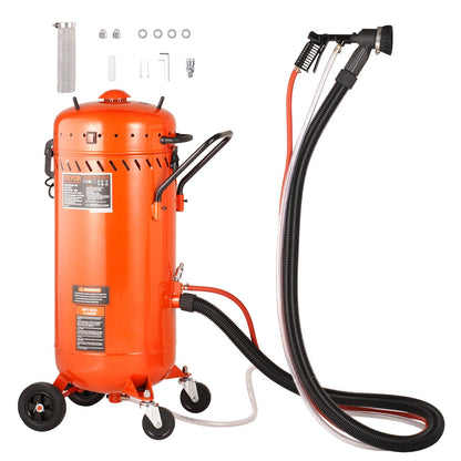 28 Gallon Dustless Sandblaster with 1200W Vacuum and 2.5m Hose