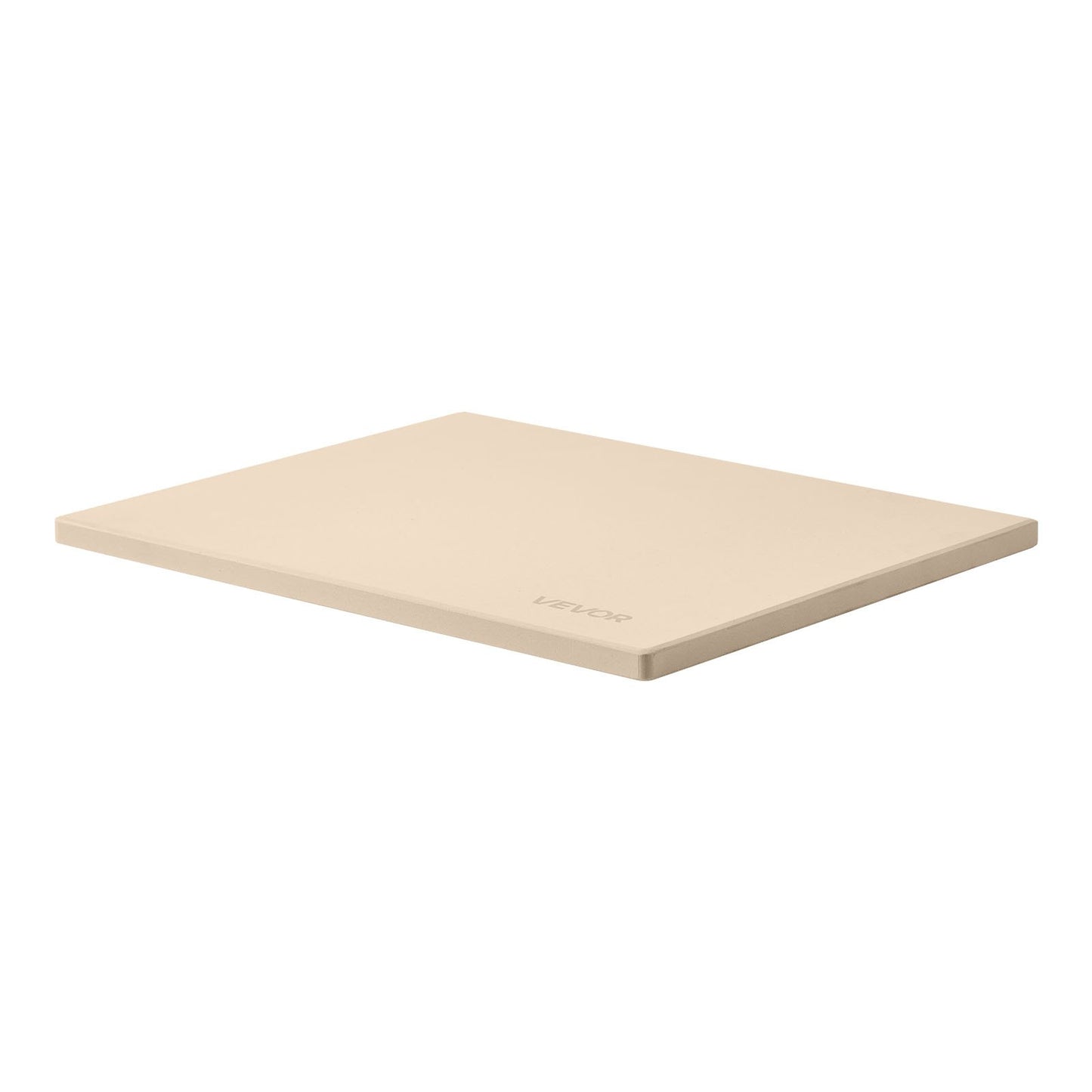 Pizza Stone, 38 x 30 cm Rectangular Cordierite Pizza Stone, Extra Large Baking-Stone with Scraper, 15 mm Thick Heat-Resistant Cordierite, for Kitchen Oven, Baking Bread & Pizzas, BBQ Grilling