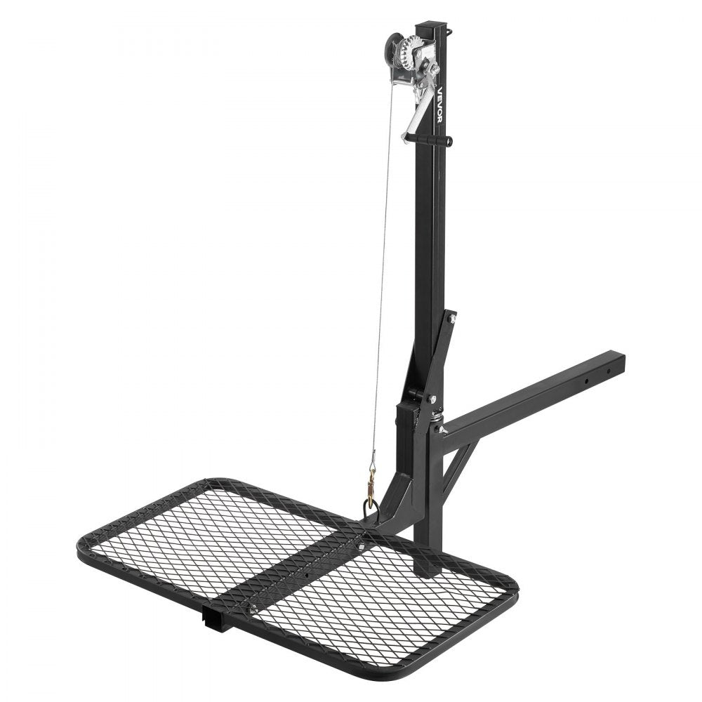 Hitch Deer Hoist with Lifting System Platform 300 lb Game Hoist Winch Lift
