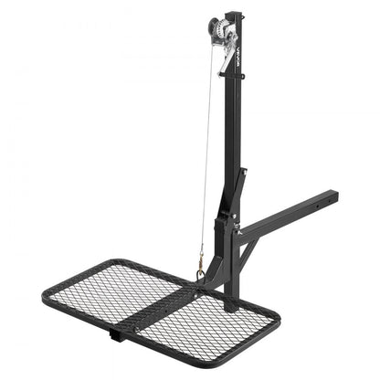 Hitch Deer Hoist with Lifting System Platform 300 lb Game Hoist Winch Lift