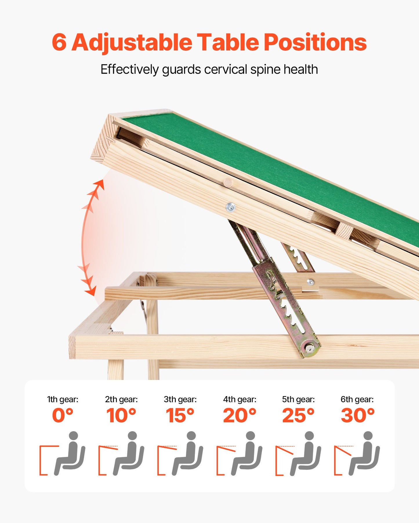 1500 Piece Puzzle Table with Folding Legs, 4 Drawers and Cover, 86x63cm Portable Wooden Board, Felt Surface Jigsaw Puzzle Accessories for Adults, Adjustable 6-Tilting-Angle, Gift for Mom