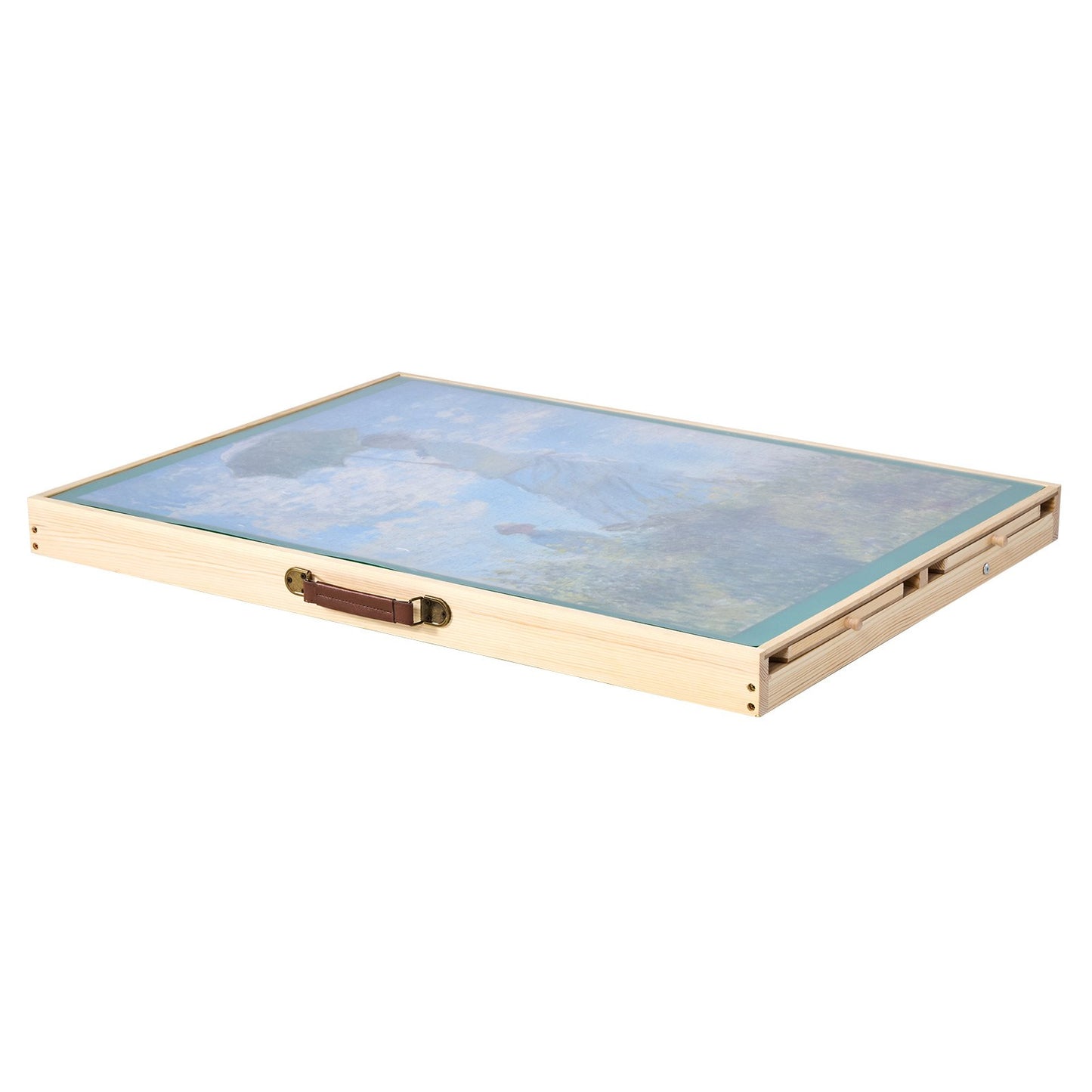 1500 Piece Puzzle Table with Folding Legs, 4 Drawers and Cover, 86x63cm Portable Wooden Board, Felt Surface Jigsaw Puzzle Accessories for Adults, Adjustable 6-Tilting-Angle, Gift for Mom
